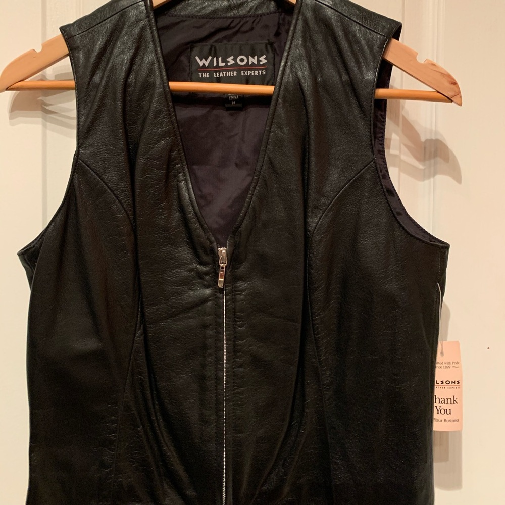 Wilson’s Leather Vest Black Size M